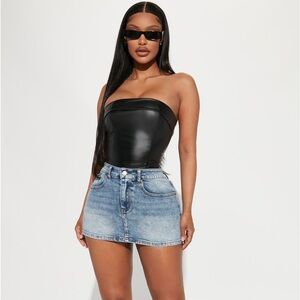 Fashion Nova Denim Mini Skirt